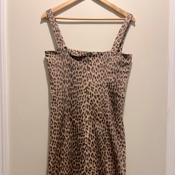 CALULET - Cheetah denim dress - Picture 2 of 3